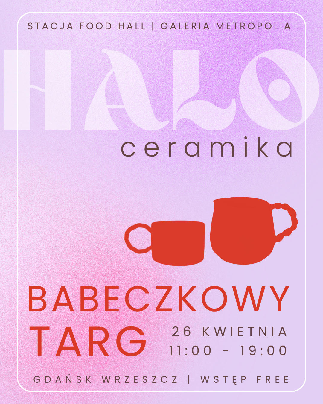 Babeczkowy Targ – plakat
